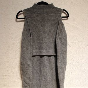 Gray midi sweater dress!!